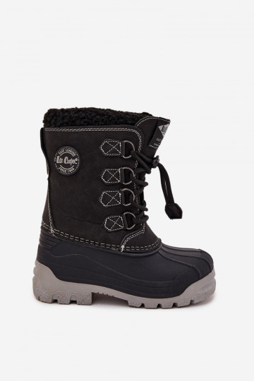 Laste poiste Lee Cooper LCJ-25-44-3943K mustad talve saapad 2