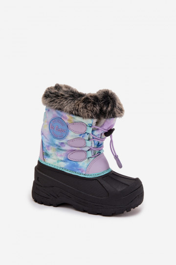Laste Lee Cooper LCJ-25-10-3778 lillad talve saapad karvade ja kummiga