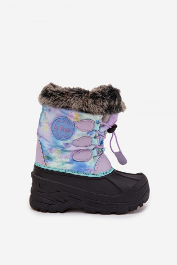 Laste Lee Cooper LCJ-25-10-3778 lillad talve saapad karvade ja kummiga 2