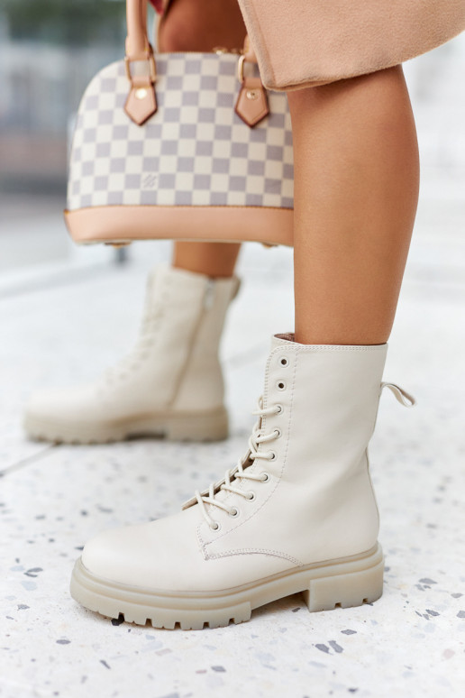 Kõrge saapad beeži värvi Rozelle