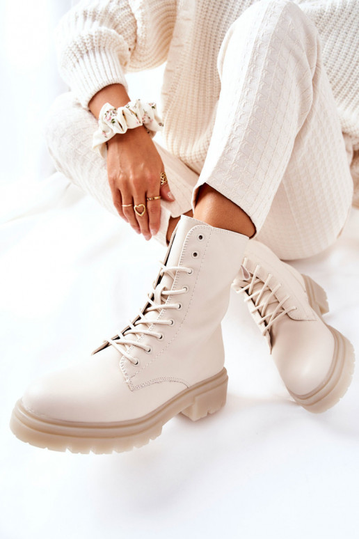 Kõrge saapad beeži värvi Rozelle