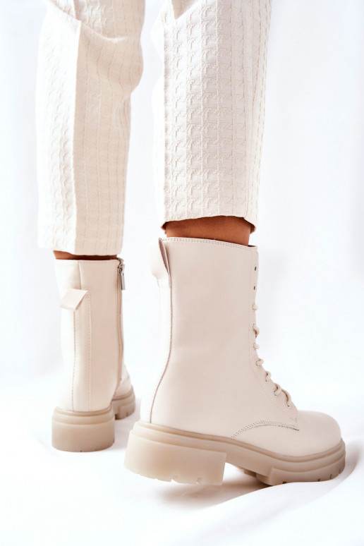 Kõrge saapad beeži värvi Rozelle