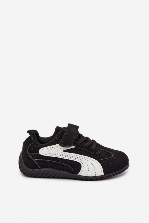 jalanõud Lastejalatsidsu limpančiais užsegimaisem Must-valget värvi Perrin