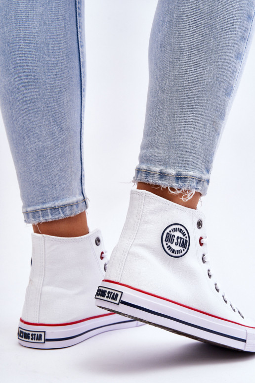 Pealiste omad Klassikalise mudeli vabaajajalatsi Big Star T274026 valget värvi