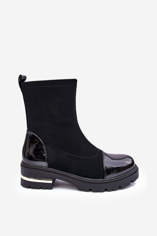 Pealhk Klassikalise mudeli Pealiste poolsaapad laiade nööridega msuud Shendete