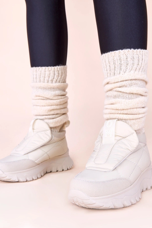 Halli värvi naiste lumebootid...