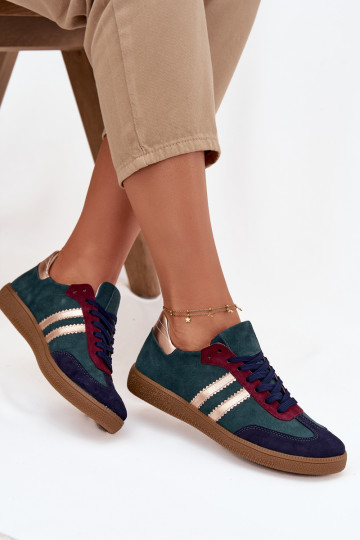 Zazoo N1068 seemisnakhsed Sellel ondal Sneakers tüüpi jalanõud Pealiste omad Butelkosissea Zieleń