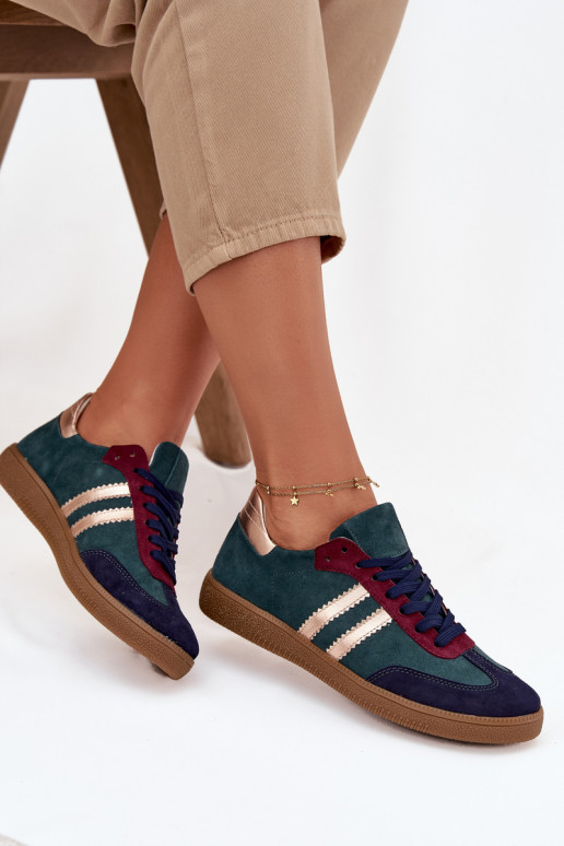 Zazoo N1068 seemisnakhsed Sellel ondal Sneakers tüüpi jalanõud Pealiste omad Butelkosissea Zieleń