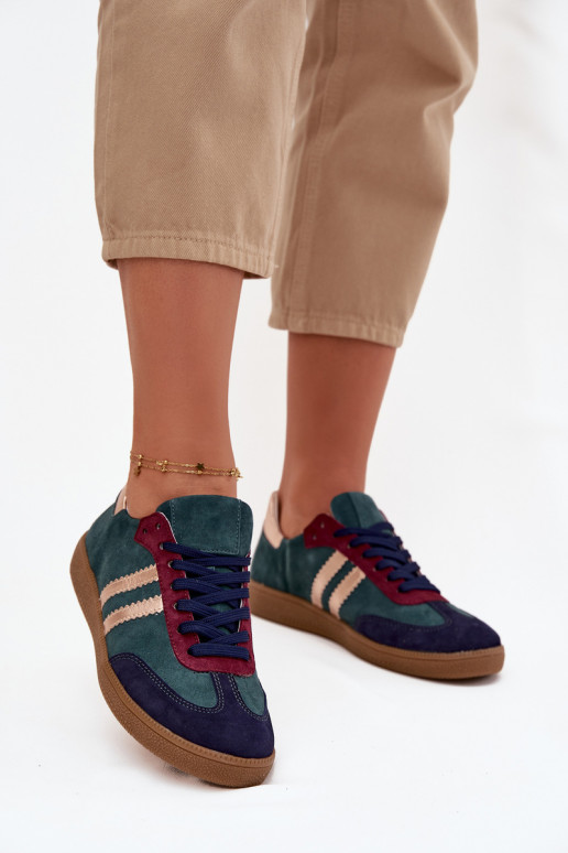 Zazoo N1068 seemisnakhsed Sellel ondal Sneakers tüüpi jalanõud Pealiste omad Butelkosissea Zieleń