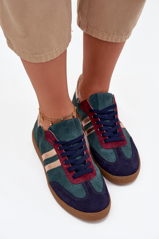 Zazoo N1068 seemisnakhsed Sellel ondal Sneakers tüüpi jalanõud Pealiste omad Butelkosissea Zieleń