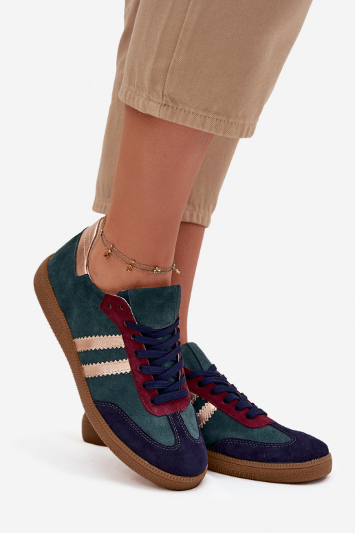 Zazoo N1068 seemisnakhsed Sellel ondal Sneakers tüüpi jalanõud Pealiste omad Butelkosissea Zieleń