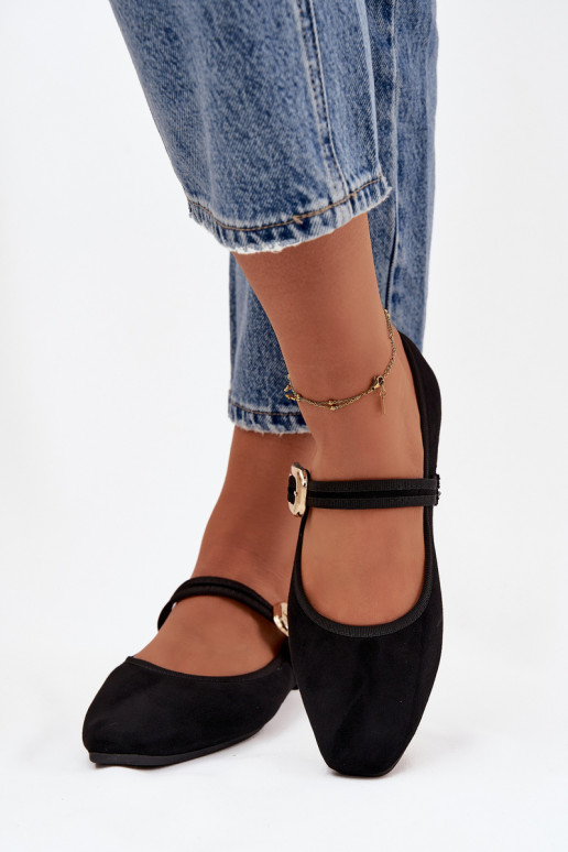 Baleriinad rihmadega I Złotą neetide ja pandlaga Eco Suedeosissee msuud Adelora