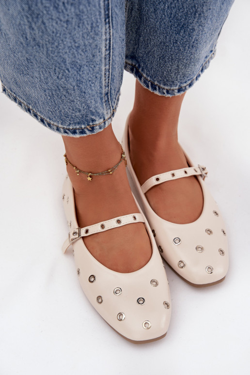 Baleriinad Pealiste omad Ze Hõbedat värvimi Elementami beeži värvi Sellel onrivon