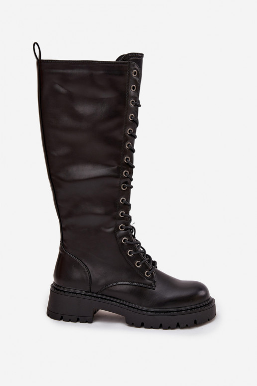 voodriga nööritavad pika säärega saapad nöörsaapad Pealiste omad msuud Novissa