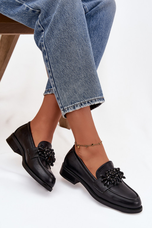 jalatsid naiste mokassiinid kaunistustega msuud Murelle