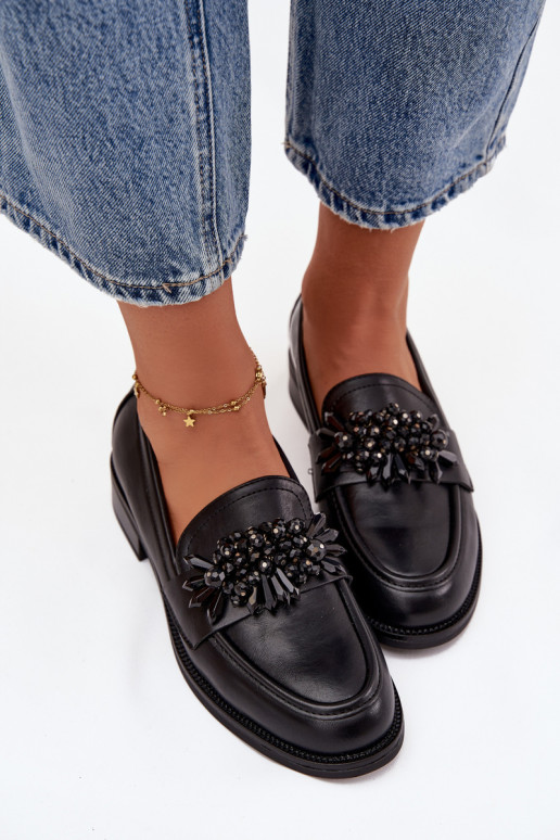 jalatsid naiste mokassiinid kaunistustega msuud Murelle