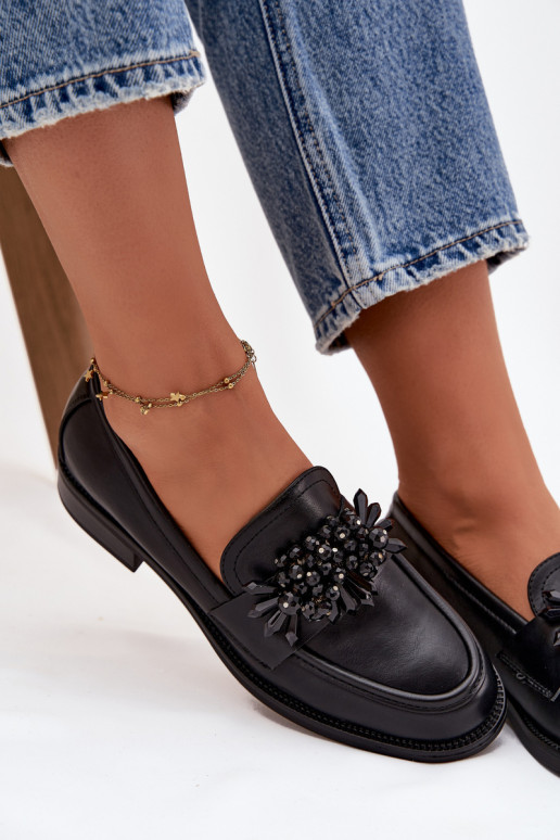 jalatsid naiste mokassiinid kaunistustega msuud Murelle