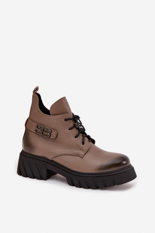 Zazoo 60483 Pealiste poolsaapad Sellel ondala ülaosaga voodriga beeži värvi