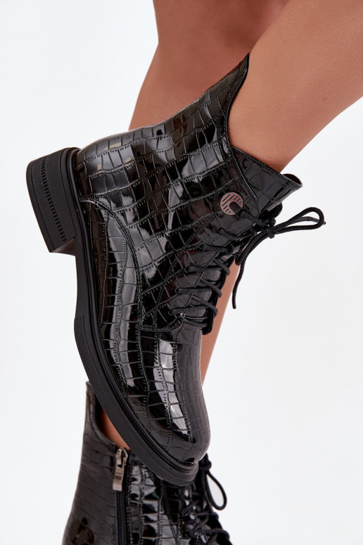 Pealhk Laque Pealiste poolsaapad Koos reljeefiga voodriga msuud Juviane