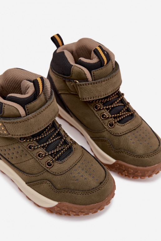 matkasaapad Laste jalanõud krõpsudega kinnitatav khakivärvi Pavisse