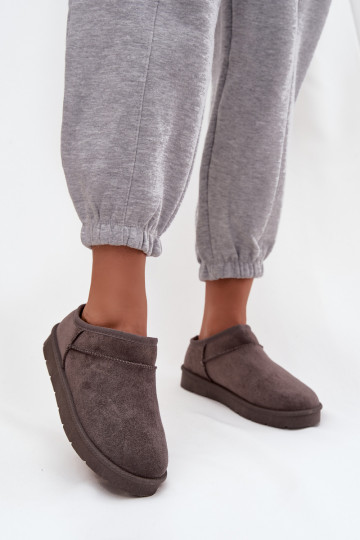 nööpidega lumesaapad Pealiste omad voodriga karusnahaga halli värvi Serenne 2