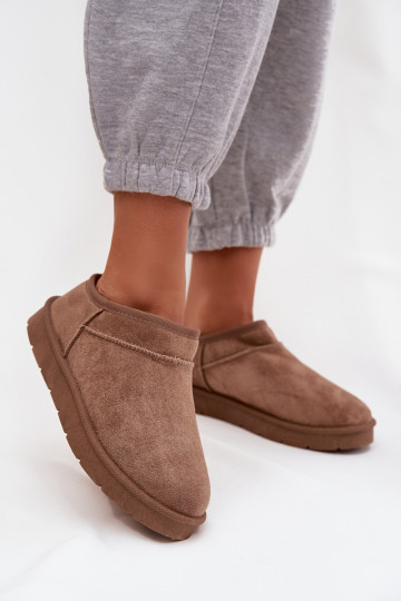 nööpidega lumesaapad Pealiste omad voodriga karusnahaga pruunid värvi Serenne 2