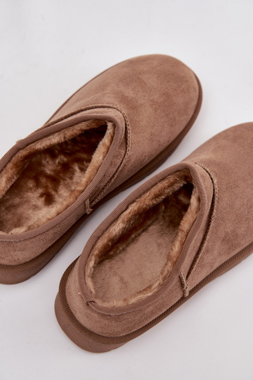 nööpidega lumesaapad Pealiste omad voodriga karusnahaga pruunid värvi Serenne