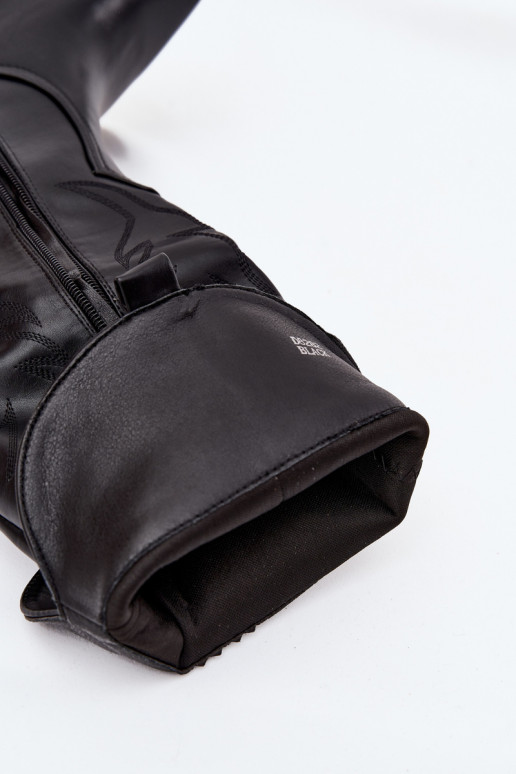 pika säärega saapad Kauboi saapad kõrge jämeda kontsaga Eko Pealhk voodriga msuud Zareen