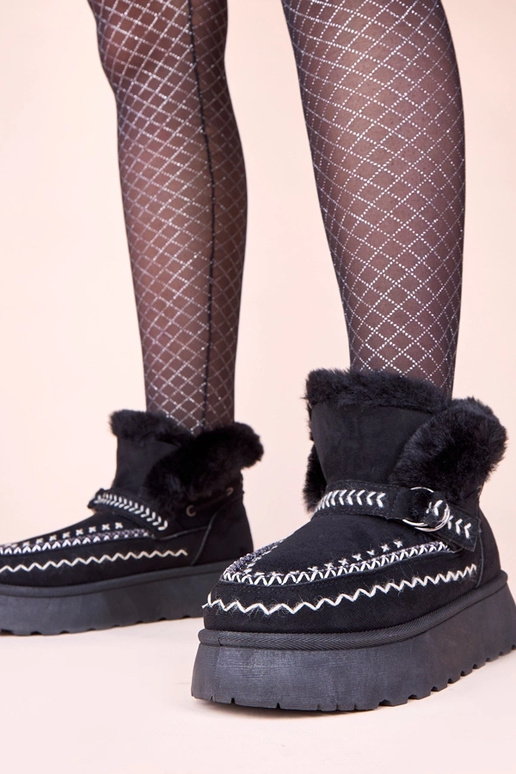 Mustad lumesaapad dekoratiivse...