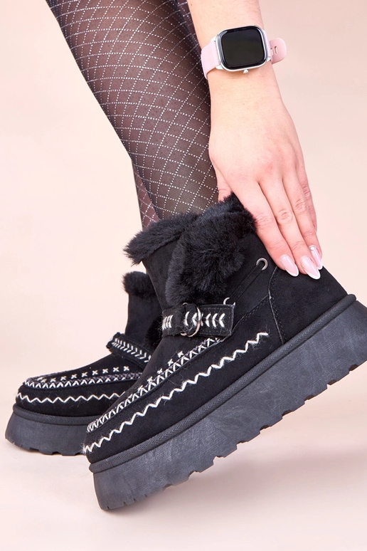 Mustad lumesaapad dekoratiivse...