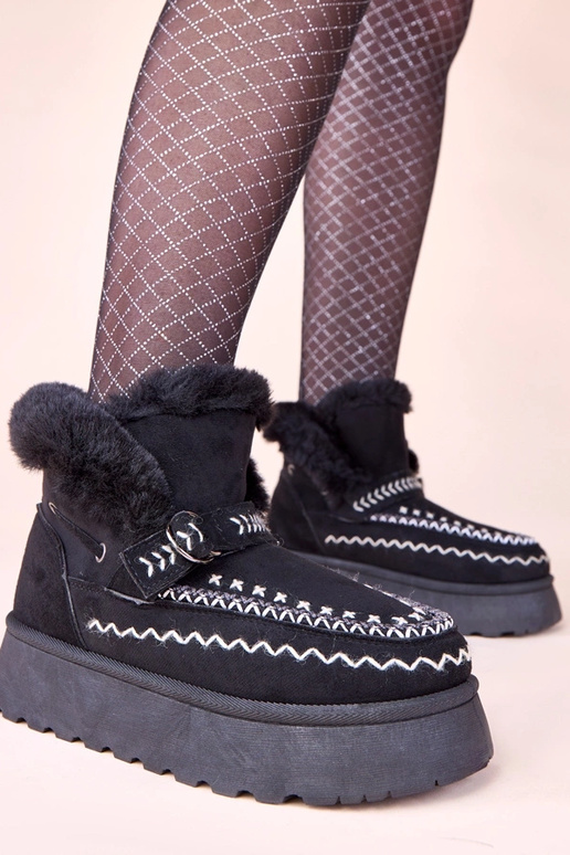 Mustad lumesaapad dekoratiivse...