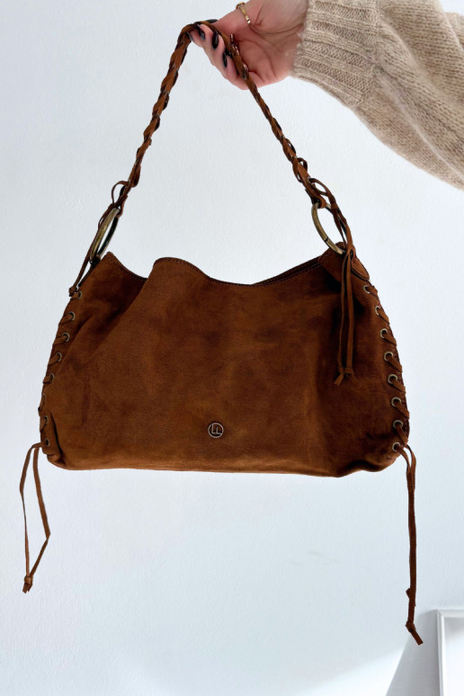 Skórzana seemisnakhsedosissea Käekott Koos Ornate Paeladm pruunid värvi Janelis