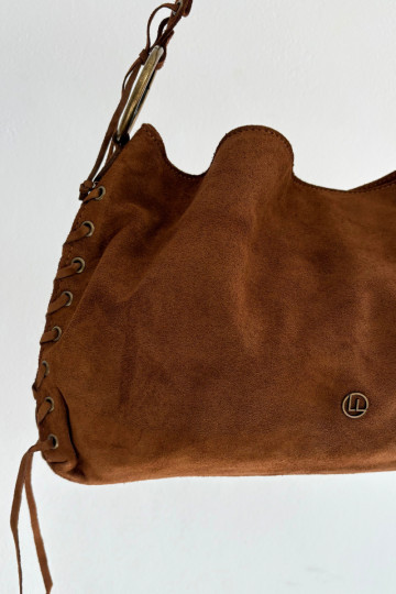 Skórzana seemisnakhsedosissea Käekott Koos Ornate Paeladm pruunid värvi Janelis 2