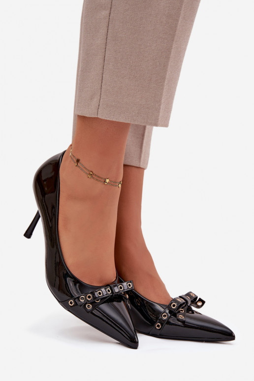 Laque kõrge kontsaga lipsukesega msuud Janisse