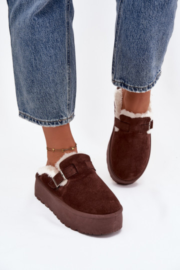 nööpidega lumesaapad Pealiste omad karusnahaga I neetide ja pandlaga platvormiga Czekoladosissee Jessina 2