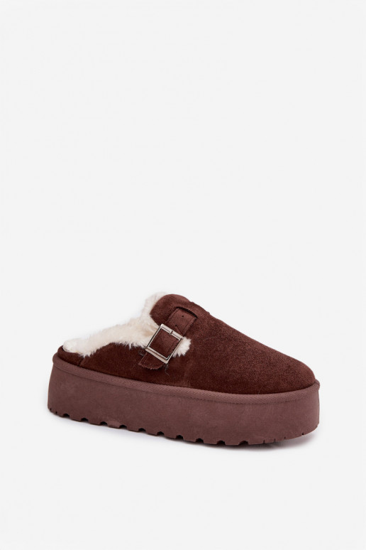 nööpidega lumesaapad Pealiste omad karusnahaga I neetide ja pandlaga platvormiga Czekoladosissee Jessina