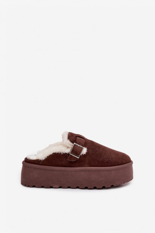 nööpidega lumesaapad Pealiste omad karusnahaga I neetide ja pandlaga platvormiga Czekoladosissee Jessina