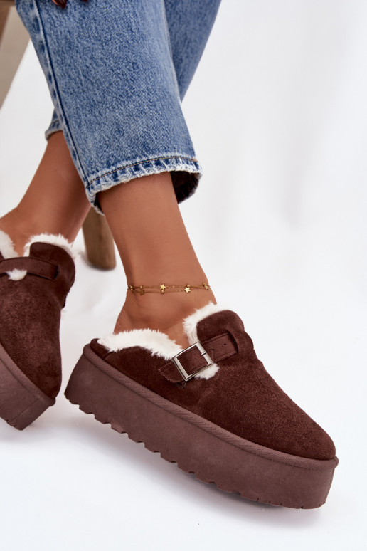 nööpidega lumesaapad Pealiste omad karusnahaga I neetide ja pandlaga platvormiga Czekoladosissee Jessina