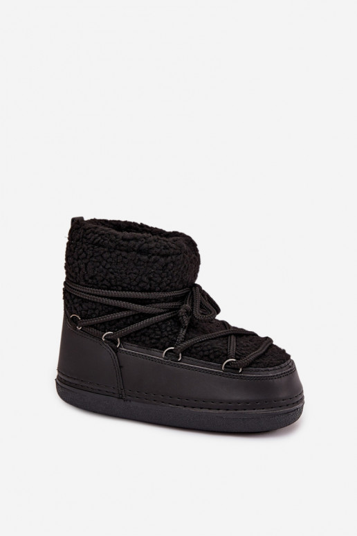 nööpidega lumesaapad Pealiste omad karusnahaga Typu Baranek nööritavad msuud Belira