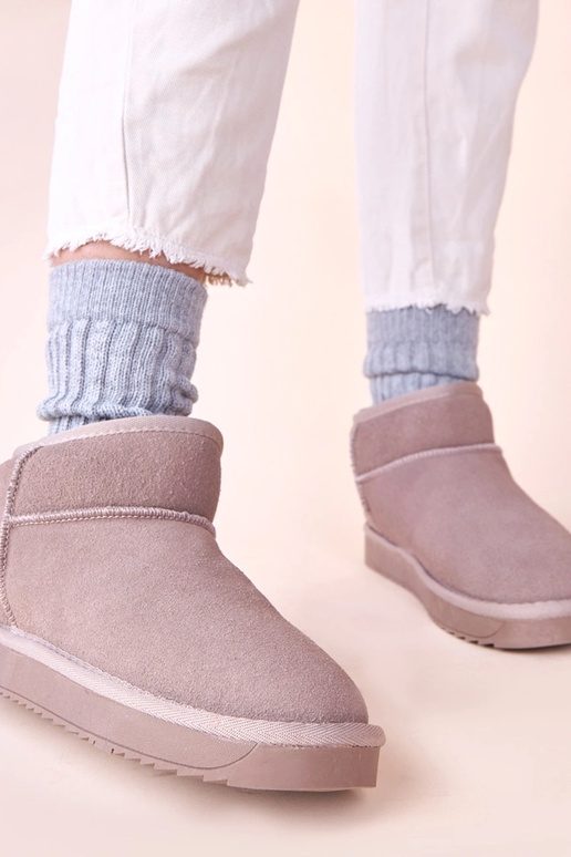 Hall lumekotid naturaalsest nubukist...