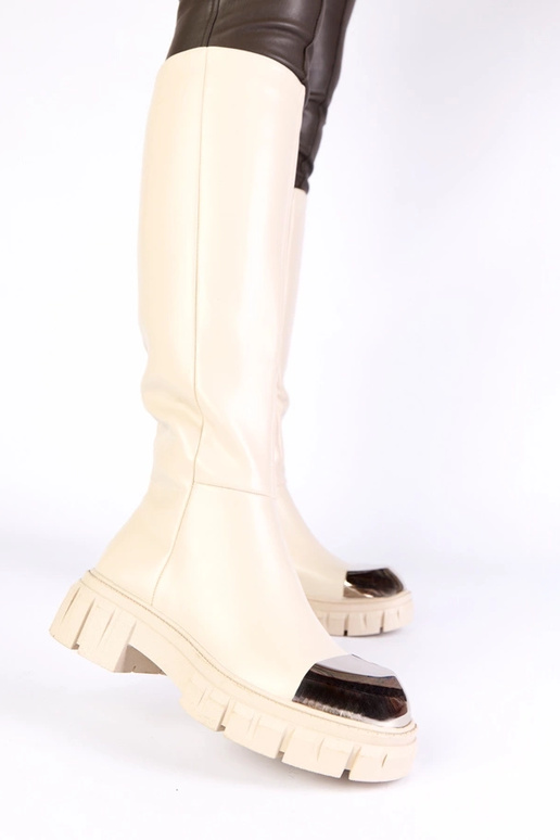 Kreemjas pikkade varvastega saapad...