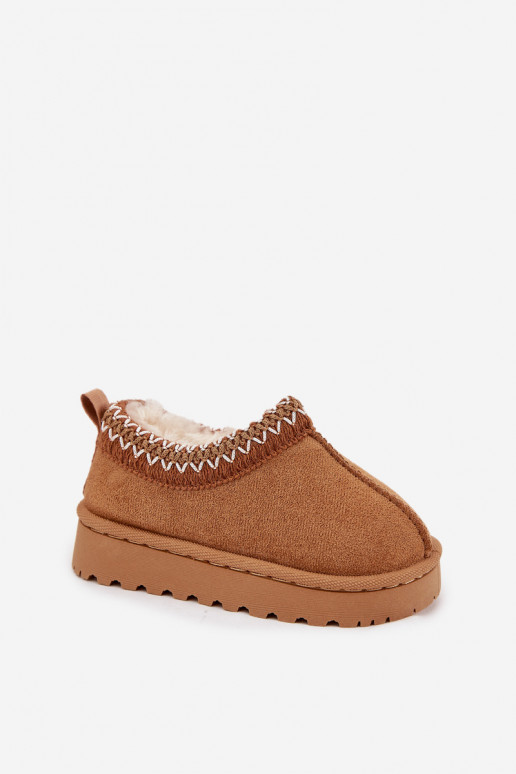 Laste lumesaapad tikandiga Prina, pruun