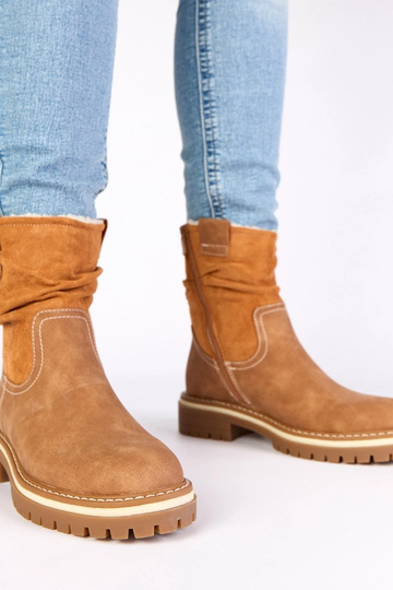 Pruunid soojad poolsaapad...