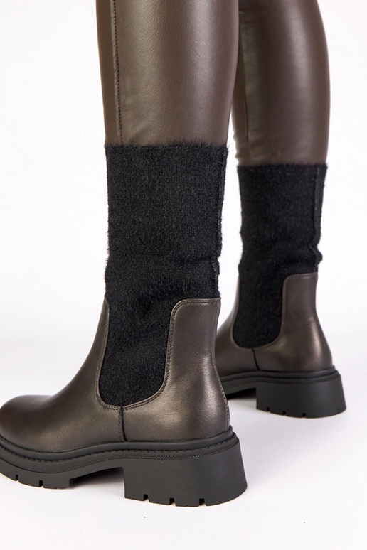 Hallad saapad elastse sisetugedega ja...