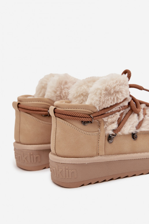 Liivakarva laste noorte lumesaapad karusnahaga D.Franklin DFSH370011