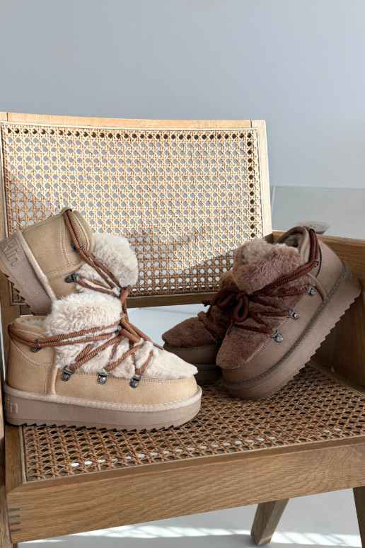 Liivakarva laste noorte lumesaapad karusnahaga D.Franklin DFSH370011