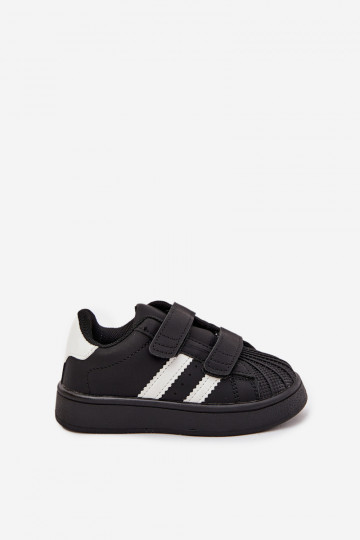Laste sportlikud kingad Sneakers mudel kunstnahast, must, Renel 2