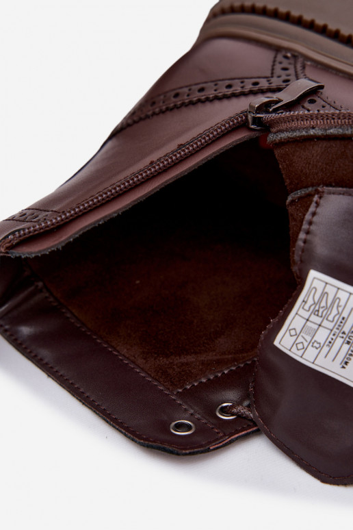 Pealhk Pealiste poolsaapad meeste omad Lee Cooper LCJ-25-33-3960 pruunid värvi