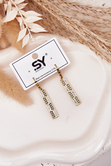 saapad koos stiilsete detailidegai INiszące säravate kristallidega Stal Pozłacana