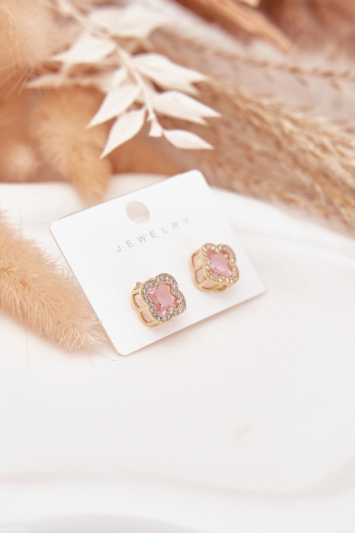 saapad koos stiilsete detailidegai säravate kristallidega Kuldset värvi-Tumeroosad värvi